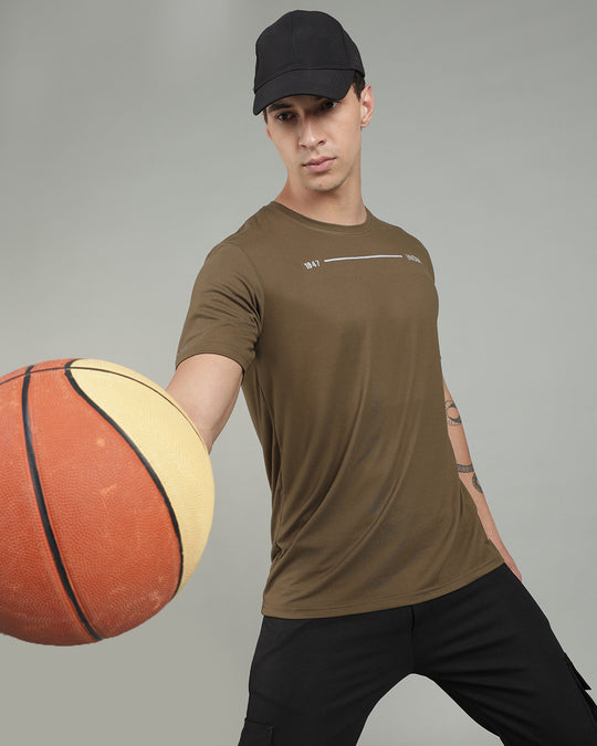 Air Cool Tee – Half Sleeve - Olive Green