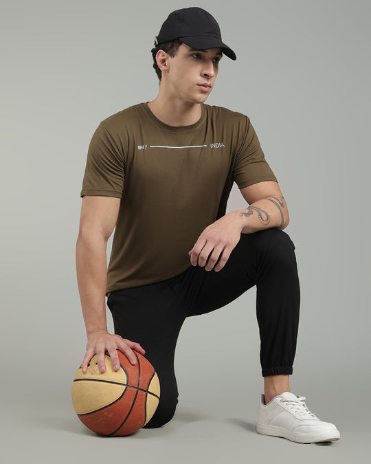 Air Cool Tee – Half Sleeve - Olive Green