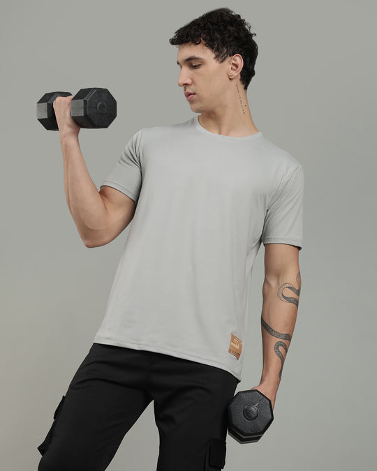 Air Cool Tee – Half Sleeve - Ash Grey