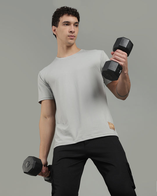 Air Cool Tee – Half Sleeve - Ash Grey