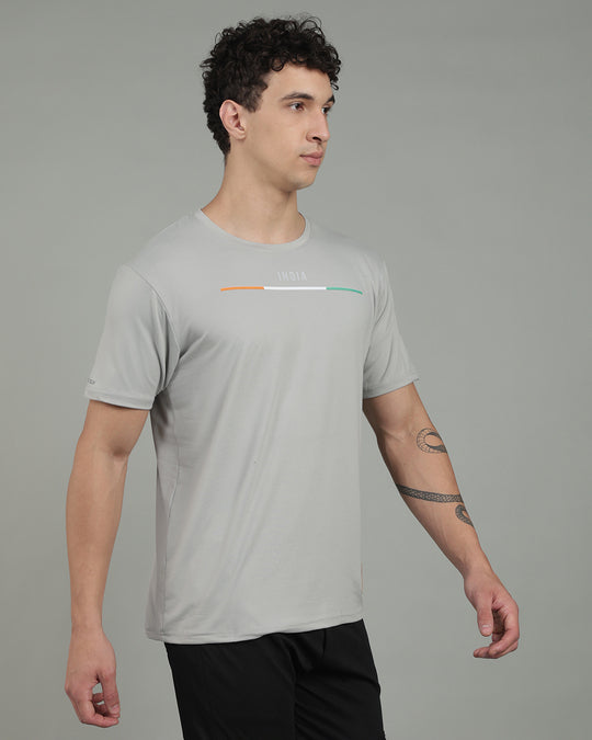 Air Cool Tee – Half Sleeve - Ash Grey