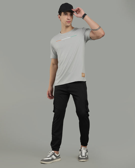 Air Cool Tee – Half Sleeve - Ash Grey