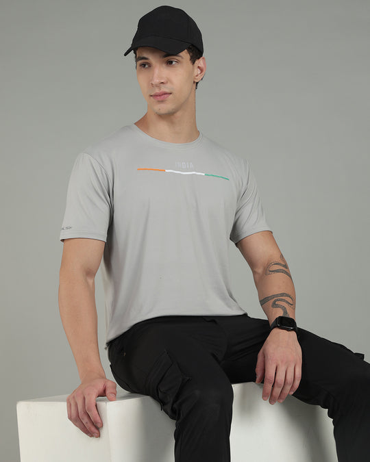 Air Cool Tee – Half Sleeve - Ash Grey