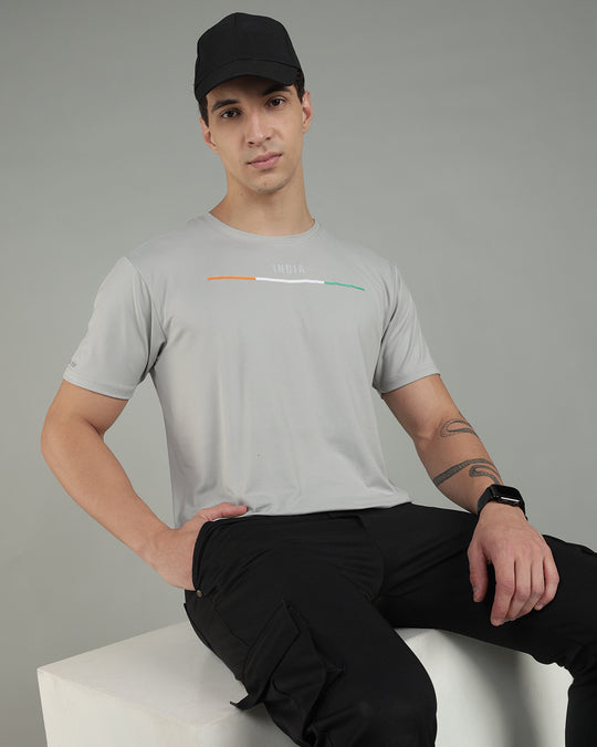 Air Cool Tee – Half Sleeve - Ash Grey