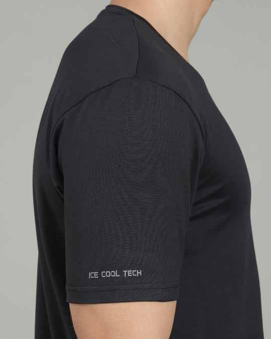 Air Cool Tee – Half Sleeve - Black