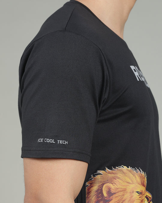 Air Cool Tee – Half Sleeve - Black