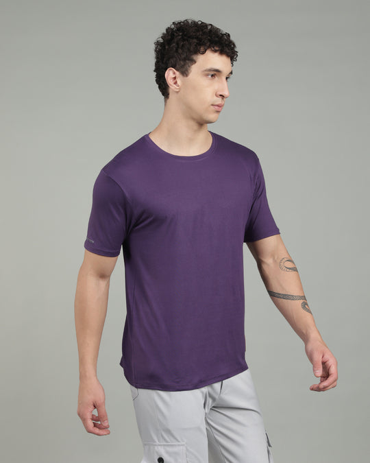 Air Cool Tee – Half Sleeve - Purple