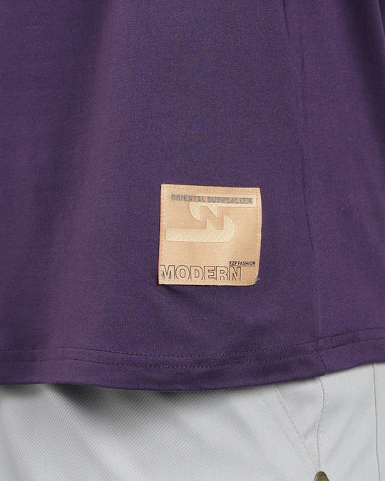 Air Cool Tee – Half Sleeve - Purple