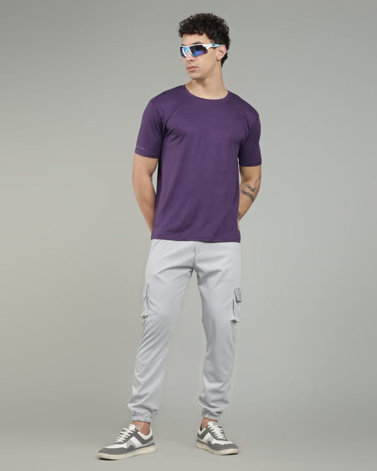 Air Cool Tee – Half Sleeve - Purple