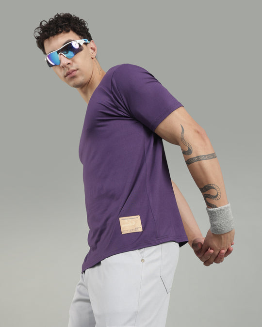 Air Cool Tee – Half Sleeve - Purple