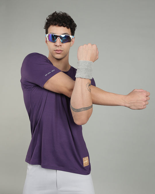 Air Cool Tee – Half Sleeve - Purple