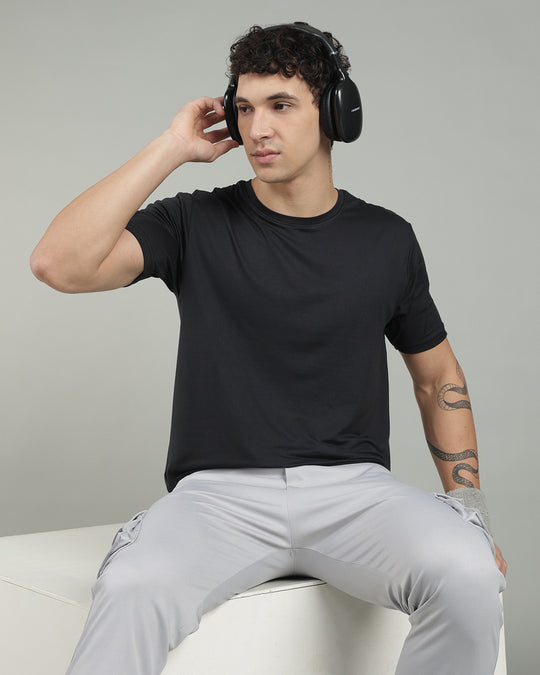 Air Cool Tee – Half Sleeve - Black