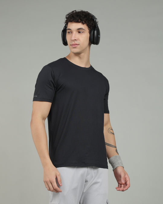 Air Cool Tee – Half Sleeve - Black
