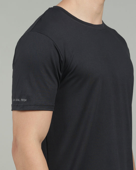 Air Cool Tee – Half Sleeve - Black