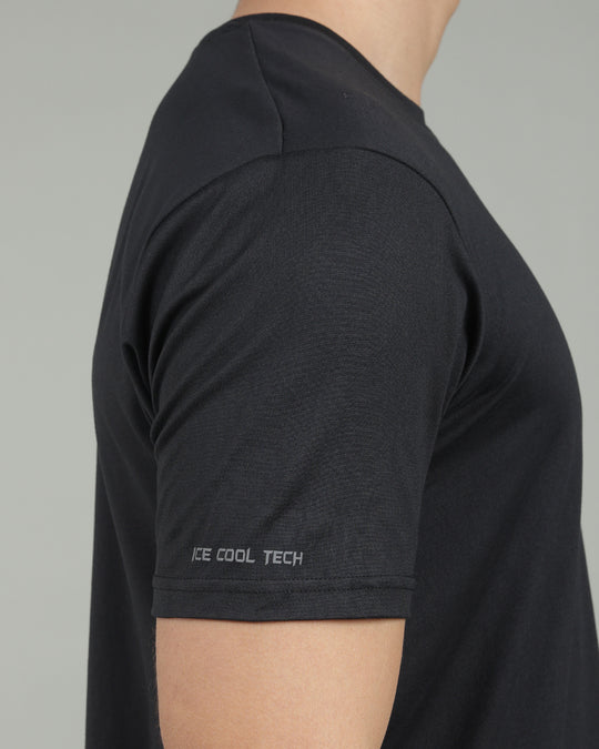 Air Cool Tee – Half Sleeve - Black