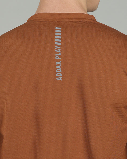 Air Cool Tee – Half Sleeve - Coffee Brown