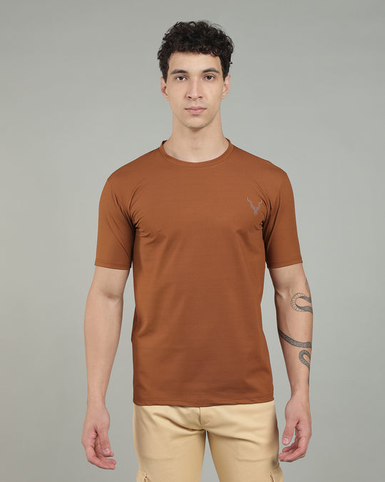 Air Cool Tee – Half Sleeve - Coffee Brown