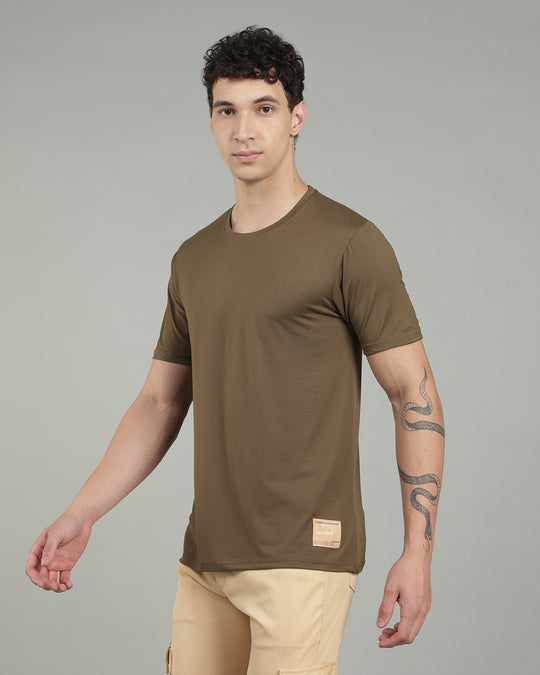 Air Cool Tee – Half Sleeve - Olive Green