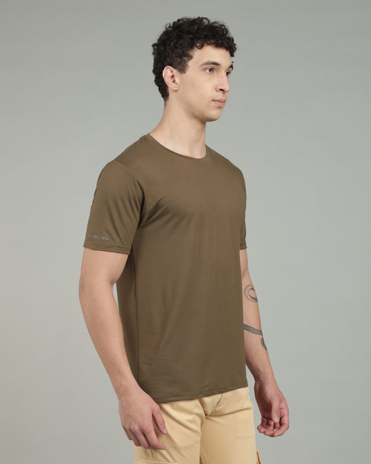 Air Cool Tee – Half Sleeve - Olive Green