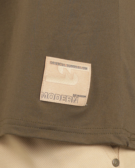 Air Cool Tee – Half Sleeve - Olive Green