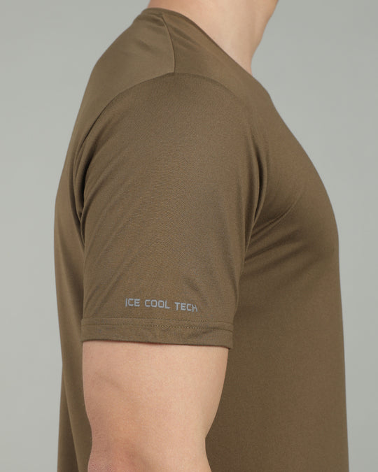 Air Cool Tee – Half Sleeve - Olive Green