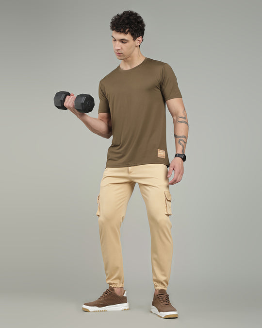 Air Cool Tee – Half Sleeve - Olive Green