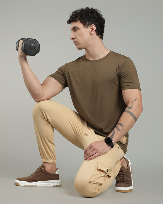 Air Cool Tee – Half Sleeve - Olive Green