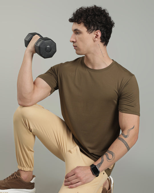 Air Cool Tee – Half Sleeve - Olive Green