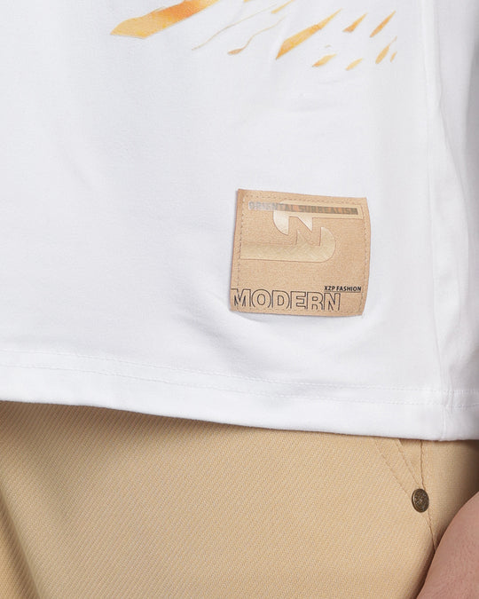 Air Cool Tee – Half Sleeve - White