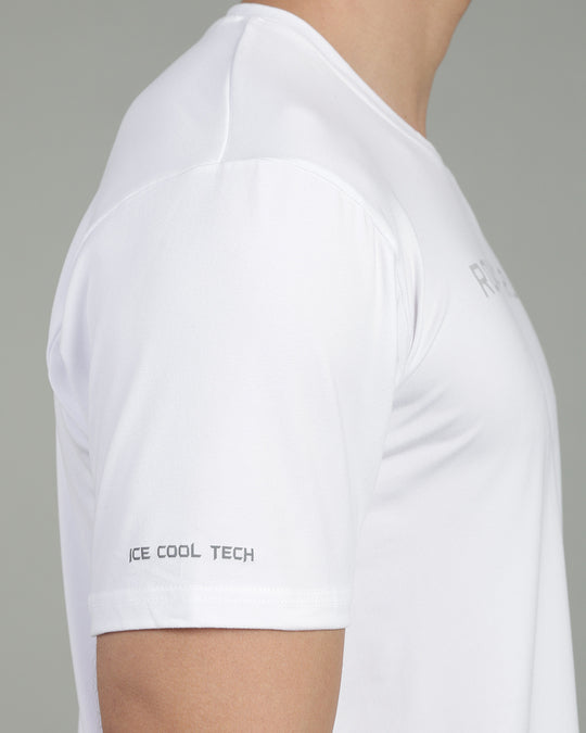 Air Cool Tee – Half Sleeve - White