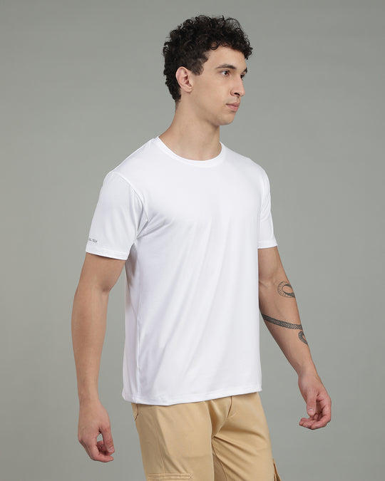 Air Cool Tee – Half Sleeve - White