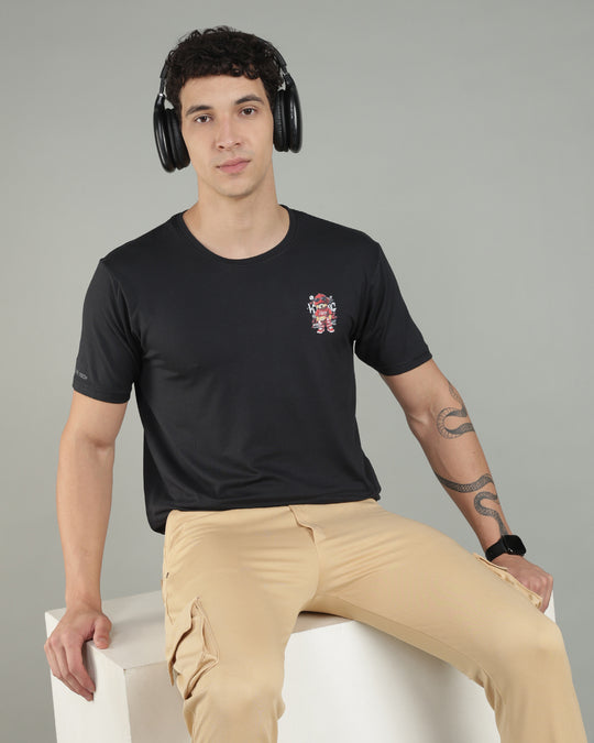 Air Cool Tee – Half Sleeve - Black