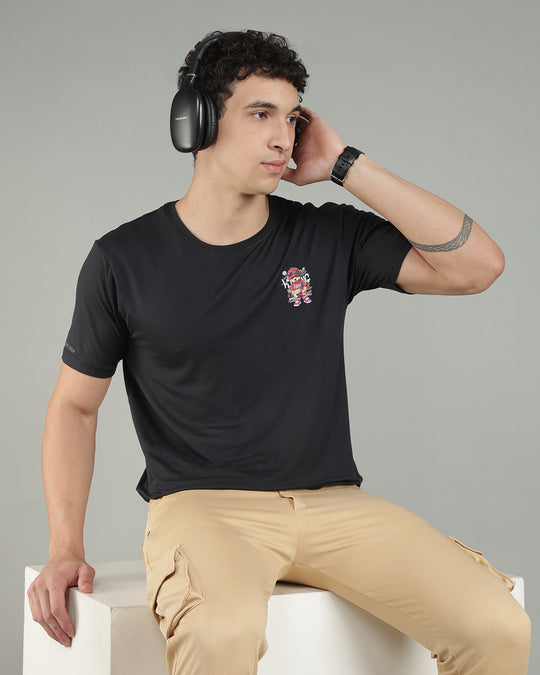 Air Cool Tee – Half Sleeve - Black