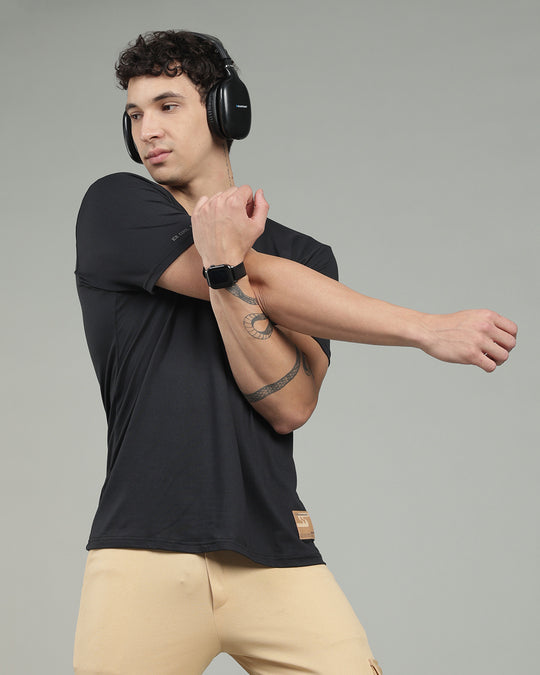 Air Cool Tee – Half Sleeve - Black