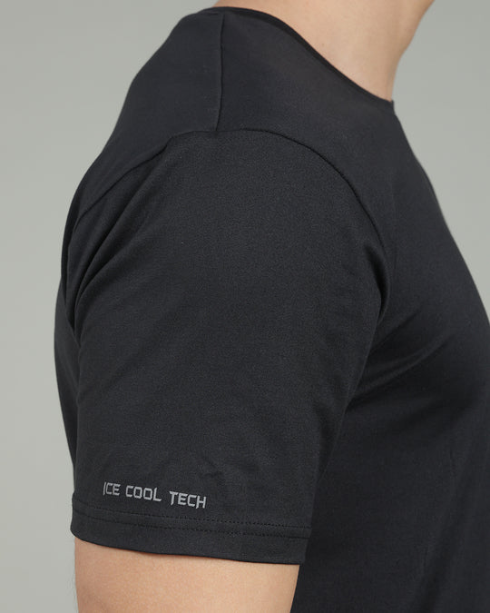 Air Cool Tee – Half Sleeve - Black