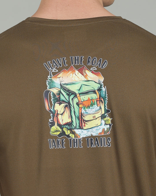 Air Cool Tee – Half Sleeve - Olive Green