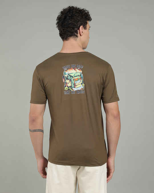 Air Cool Tee – Half Sleeve - Olive Green