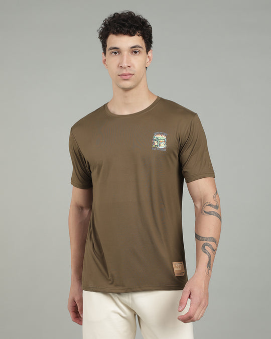 Air Cool Tee – Half Sleeve - Olive Green