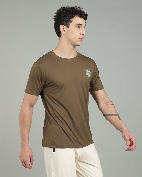 Air Cool Tee – Half Sleeve - Olive Green