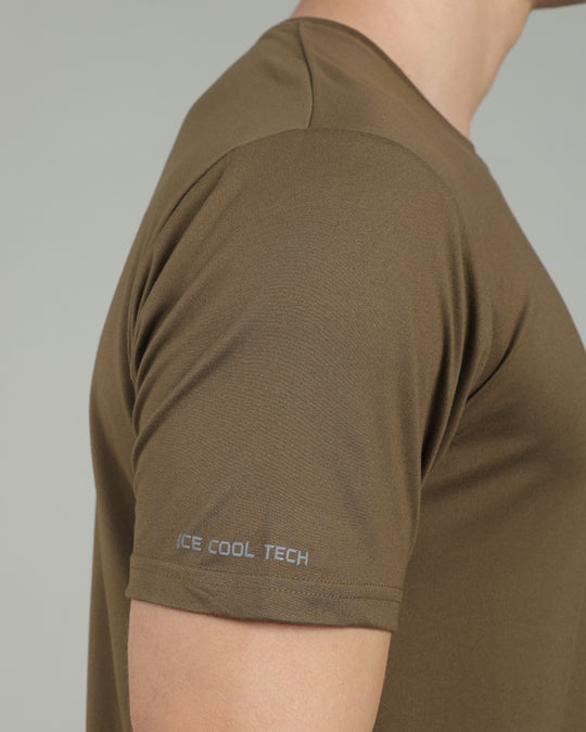 Air Cool Tee – Half Sleeve - Olive Green