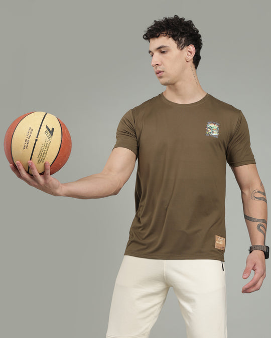Air Cool Tee – Half Sleeve - Olive Green