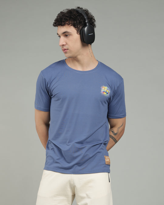 Air Cool Tee – Half Sleeve - Denim Blue