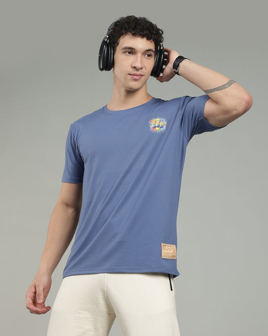 Air Cool Tee – Half Sleeve - Denim Blue