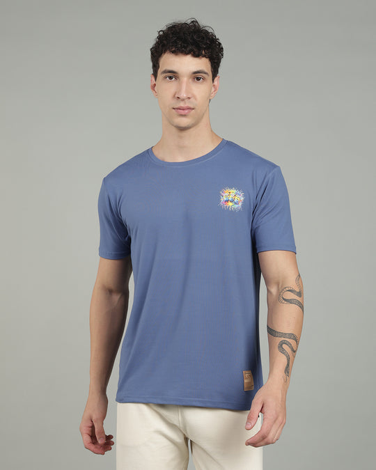 Air Cool Tee – Half Sleeve - Denim Blue