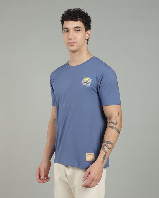 Air Cool Tee – Half Sleeve - Denim Blue