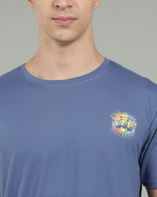 Air Cool Tee – Half Sleeve - Denim Blue