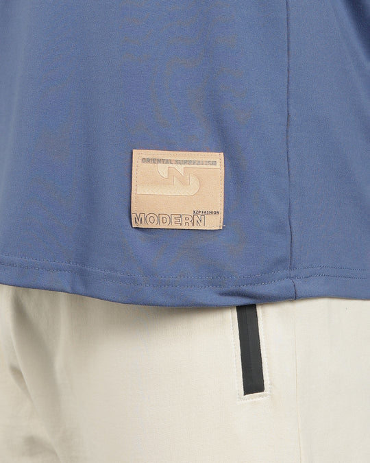 Air Cool Tee – Half Sleeve - Denim Blue