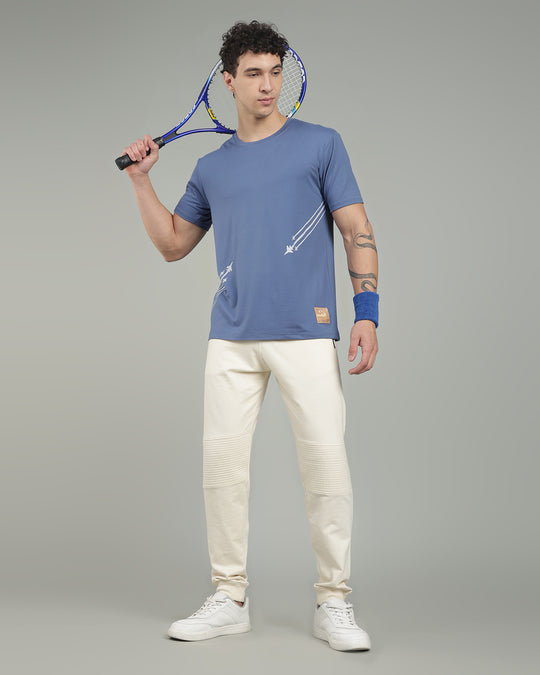 Air Cool Tee – Half Sleeve - Denim Blue