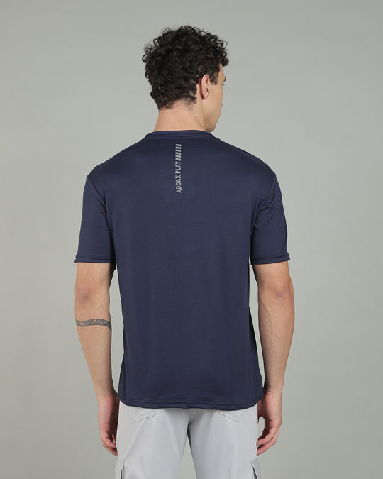 Air Cool Tee – Half Sleeve - Navy Blue