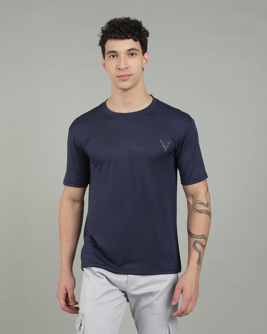Air Cool Tee – Half Sleeve - Navy Blue